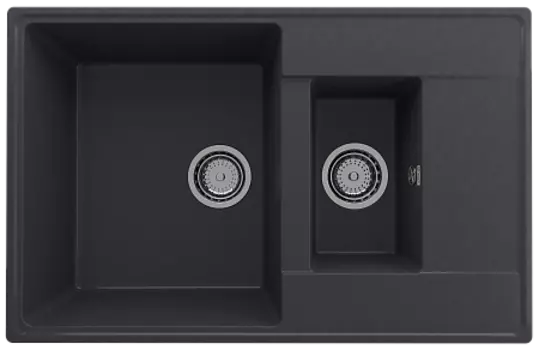 Мойка кухонная ULGRAN Quartz Prima 780 1,5 K-08, космос