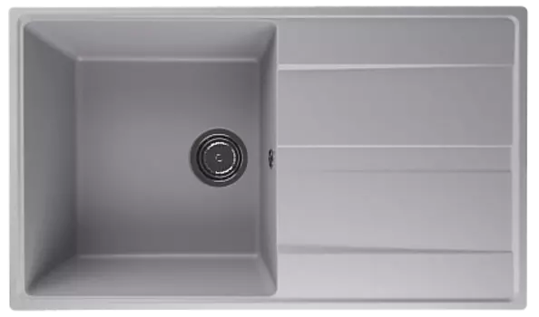 Мойка кухонная ULGRAN Quartz Prima 850-04, платина