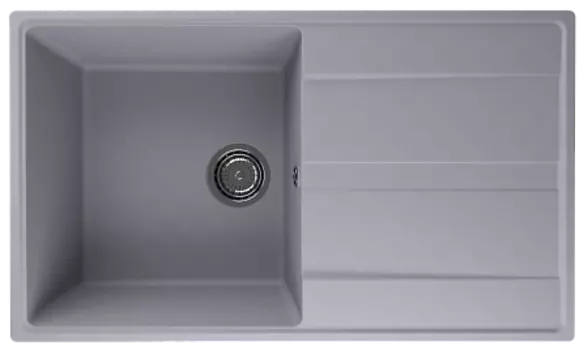 Мойка кухонная ULGRAN Quartz Prima 850-05, бетон