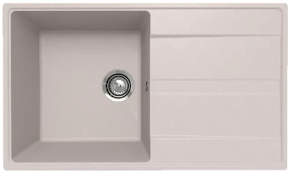 Мойка кухонная ULGRAN Quartz Prima 850-10, песок