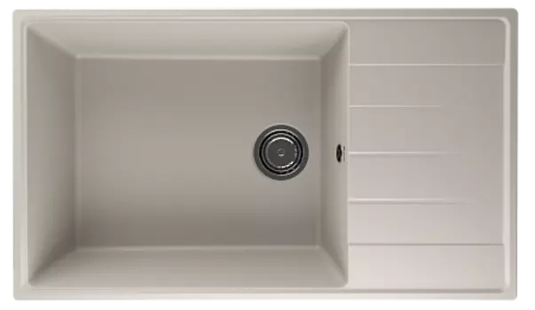 Мойка кухонная ULGRAN Quartz Prima 860-02, лен