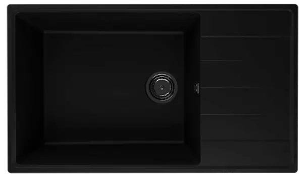 Мойка кухонная ULGRAN Quartz Prima 860-07, уголь