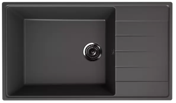 Мойка кухонная ULGRAN Quartz Prima 860-09, асфальт