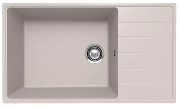 Мойка кухонная ULGRAN Quartz Prima 860-10, песок