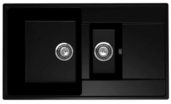 Мойка кухонная ULGRAN Quartz Prima 860 1,5 K-07 уголь