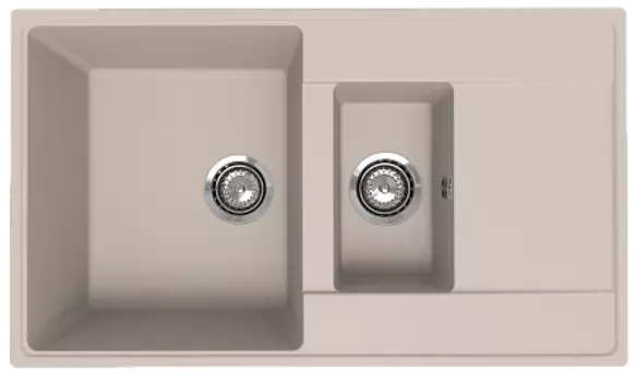Мойка кухонная ULGRAN Quartz Prima 860 1,5 K-02 лен