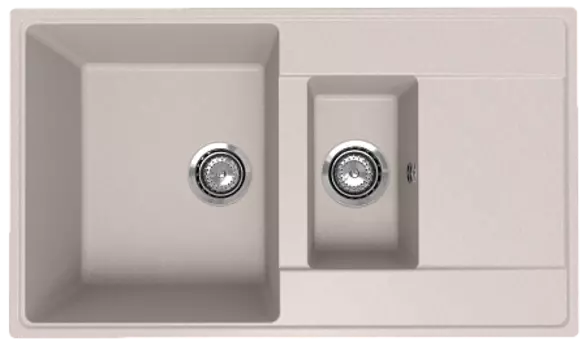 Мойка кухонная ULGRAN Quartz Prima 860 1,5 K-10 песок