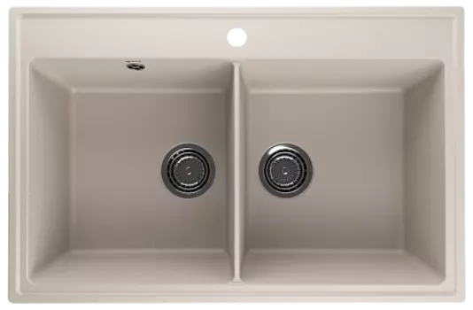 Мойка кухонная ULGRAN Quartz Ruma 780-02, лен