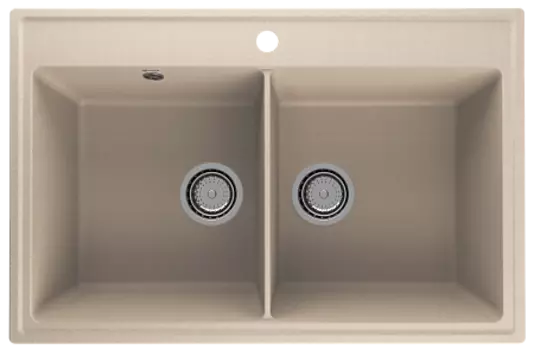 Мойка кухонная ULGRAN Quartz Ruma 780-03, десерт