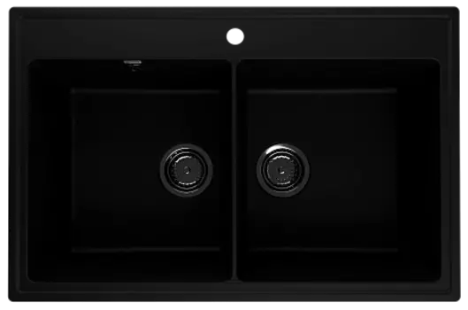 Мойка кухонная ULGRAN Quartz Ruma 780-07, уголь