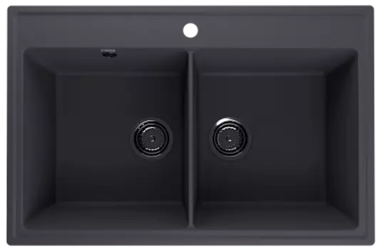Мойка кухонная ULGRAN Quartz Ruma 780-08, космос