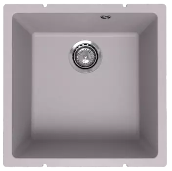 Мойка кухонная ULGRAN Quartz Underground 400-04, платина