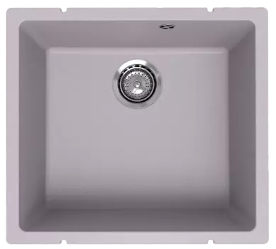 Мойка кухонная ULGRAN Quartz Underground 450-04, платина