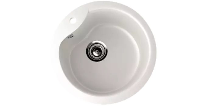 Мойка кухонная Ulgran U-102-341, ультра-белый