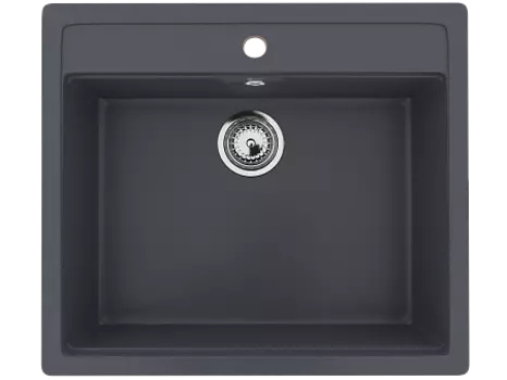 Мойка кухонная Ulgran U-104-343, антрацит