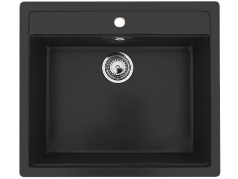 Мойка кухонная Ulgran U-104-344, ультра-черный