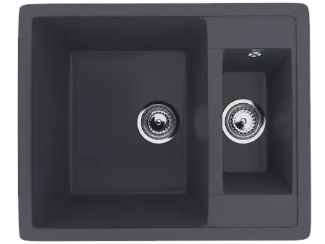 Мойка кухонная Ulgran U-106-343, антрацит