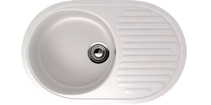 Мойка кухонная Ulgran U-107-341, ультра-белый