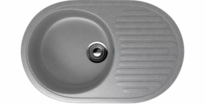 Мойка кухонная Ulgran U-107-342, графит
