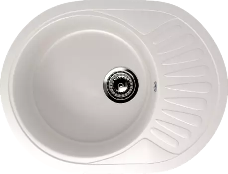 Мойка кухонная Ulgran U-107m-341, ультра-белый