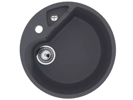 Мойка кухонная Ulgran U-108-343, антрацит