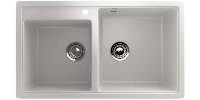 Мойка кухонная Ulgran U-200-341, ультра-белый
