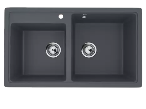 Мойка кухонная Ulgran U-200-343, антрацит