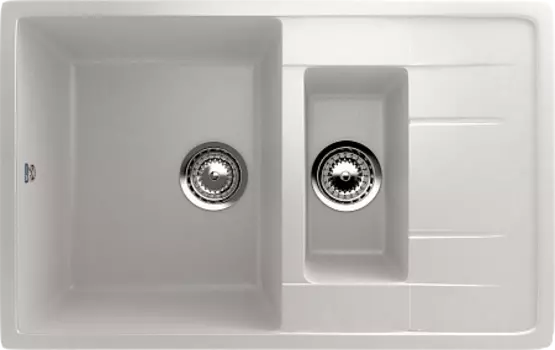 Мойка кухонная Ulgran U-205-341, ультра-белый
