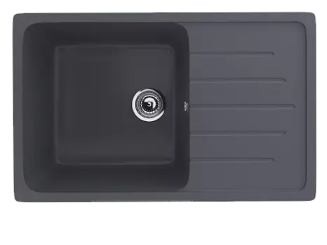 Мойка кухонная Ulgran U-400-343, антрацит