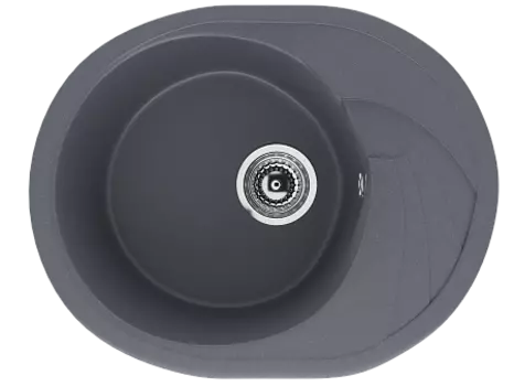 Мойка кухонная Ulgran U-403-343, антрацит
