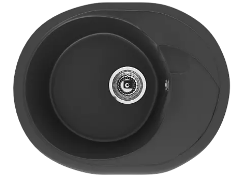 Мойка кухонная Ulgran U-403-344, ультра-черный