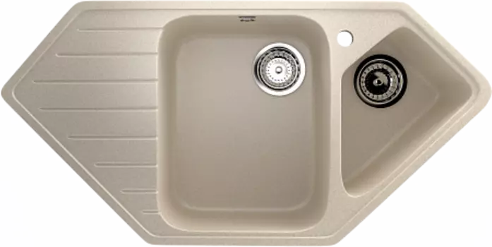 Мойка кухонная Ulgran U-409-328, бежевый
