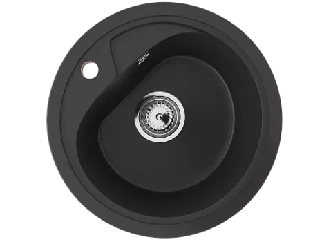 Мойка кухонная Ulgran U-500-344, ультра-черный