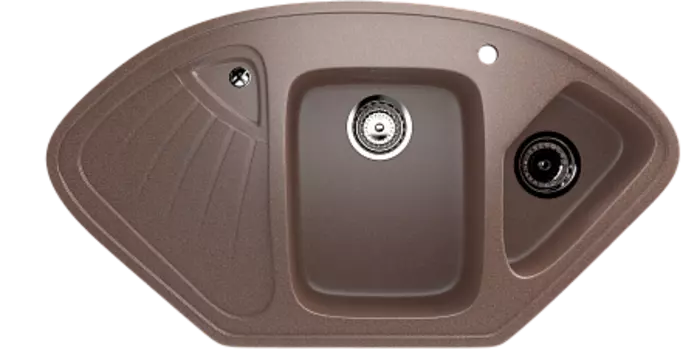 Мойка кухонная Ulgran U-501-307, терракот