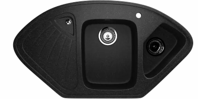 Мойка кухонная Ulgran U-501-308, черный