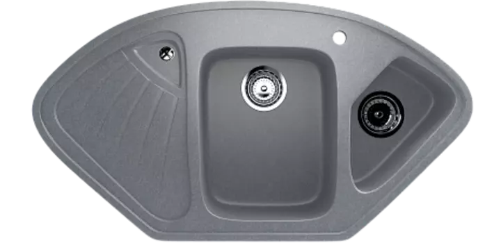 Мойка кухонная Ulgran U-501-342, графит