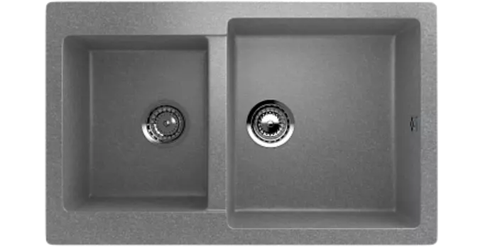Мойка кухонная Ulgran U-505-342, графит