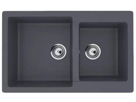 Мойка кухонная Ulgran U-505-343, антрацит