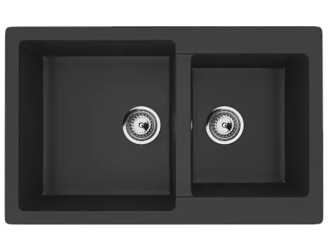 Мойка кухонная Ulgran U-505-344, ультра-черный