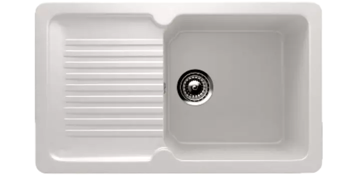 Мойка кухонная Ulgran U-506-341, ультра-белый