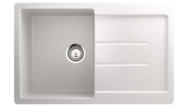 Мойка кухонная Ulgran U-507-341, ультра-белый