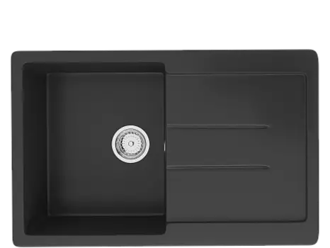 Мойка кухонная Ulgran U-507-344, ультра-черный