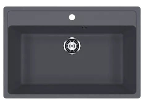 Мойка кухонная Ulgran U-600-343, антрацит
