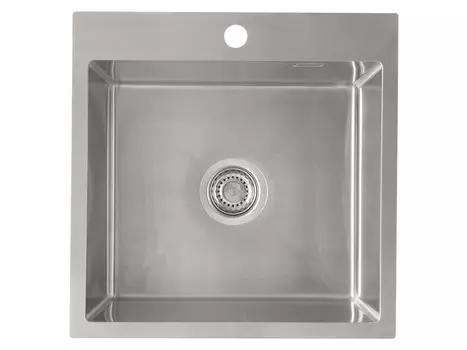 Мойка Практика с выпуском брашированная