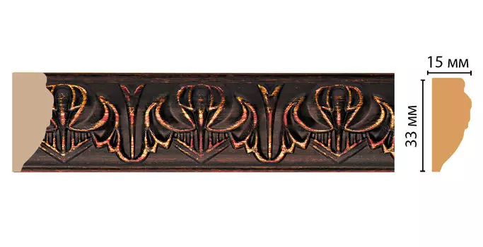 Молдинг DECOMASTER 101B-966 ДМ (33*15*2400 мм)