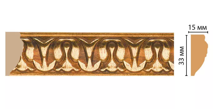 Молдинг DECOMASTER 101C-1223 АДМСП (33*15*2400 мм)