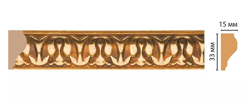 Молдинг DECOMASTER 101C-1223 ДМ (33*15*2400 мм)