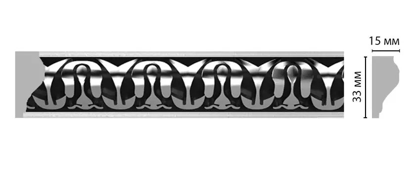 Молдинг DECOMASTER 101C-63 ДМ (33*15*2400 мм)