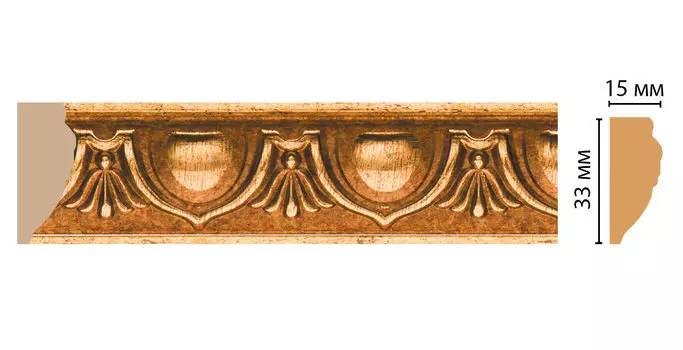 Молдинг DECOMASTER 101D-58 (33*15*2400мм)