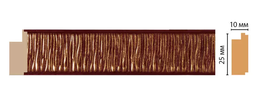 Молдинг DECOMASTER 102-52 (25*10*2400мм)